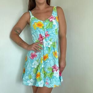 Hawaiian mini dress